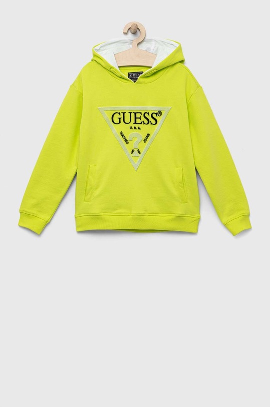 Guess gyerek melegítőfelső pamutból pamut zöld L3YQ04.KAD73.9BYX