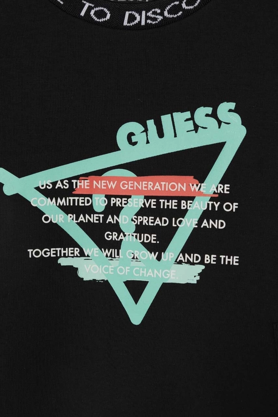 Guess bluza dziecięca czarny L3YQ07.FL03S.9BYX