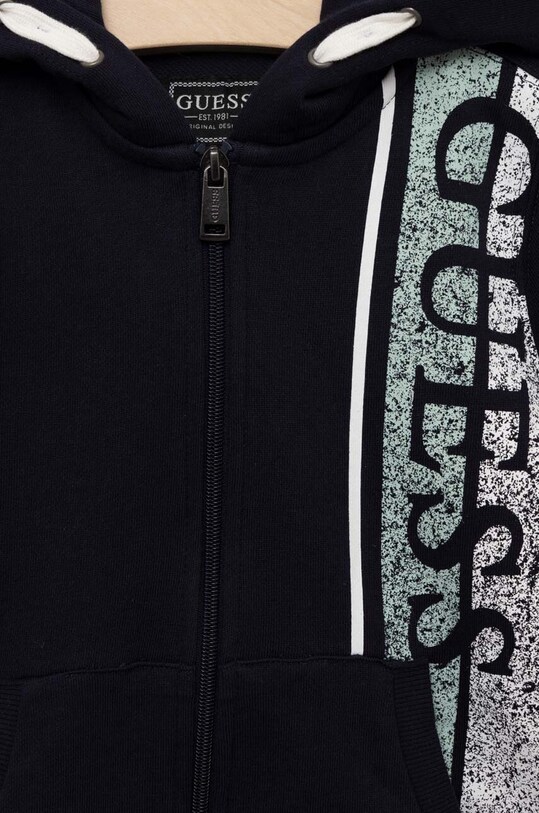 Chłopiec Guess bluza bawełniana dziecięca L3YQ31.KA6R4.9BYX granatowy