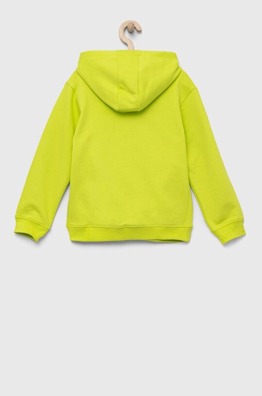 Guess bluza bawełniana dziecięca N3YQ04.KAD73.9BYX zielony AW23