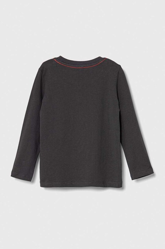Guess longsleeve bawełniany dziecięcy N84I24.K8HM0.9BYX szary AW23