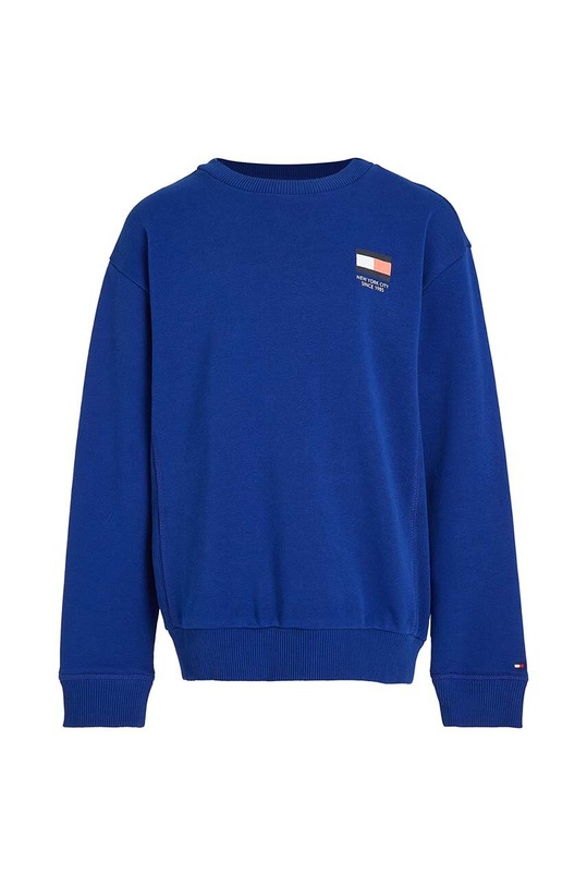 Dětská bavlněná mikina Tommy Hilfiger KB0KB08291.128.176.9BYX modrá AW23