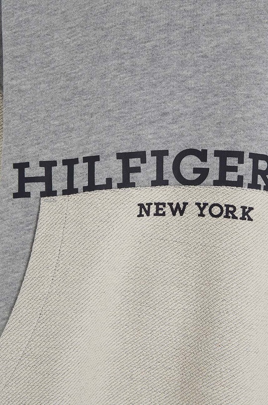 Παιδική βαμβακερή μπλούζα Tommy Hilfiger γκρί KB0KB08298.128.176.9BYX
