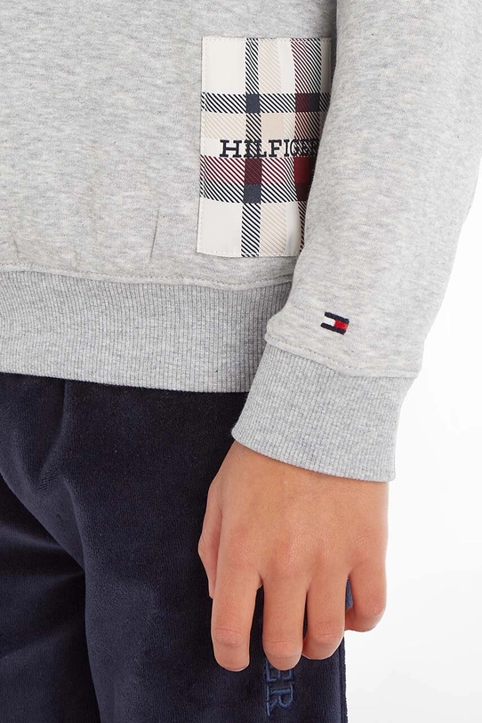 Dječja dukserica Tommy Hilfiger KB0KB08302.128.176.9BYX siva