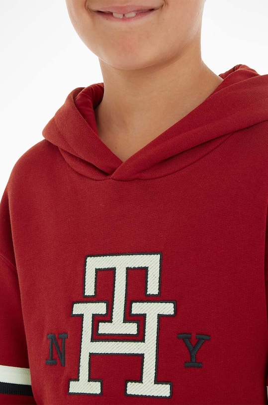 Dětská mikina Tommy Hilfiger KB0KB08383.74.122.9BYX burgundské
