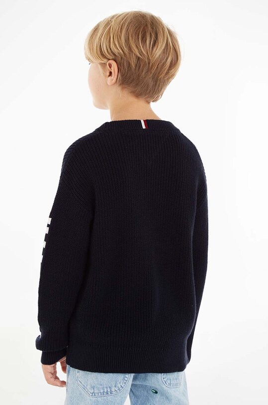 Tommy Hilfiger pulover de bumbac pentru copii KB0KB08364.128.176.9BYX