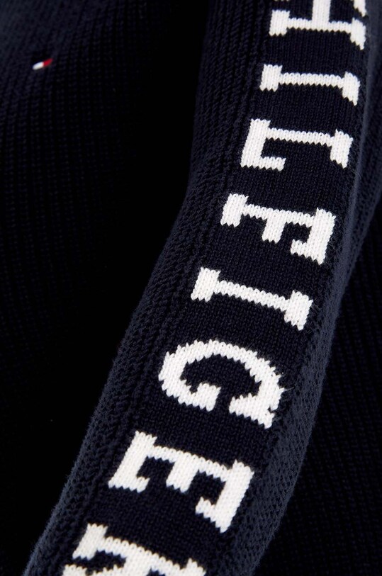 Tommy Hilfiger pulover de bumbac pentru copii bleumarin KB0KB08364.128.176.9BYX