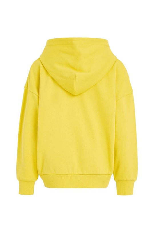 Băieți Calvin Klein Jeans hanorac de bumbac pentru copii IB0IB01683.9BYX galben