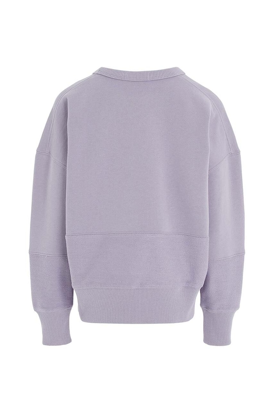 Chlapec Detská bavlnená mikina Calvin Klein Jeans IB0IB01684.9BYX fialová