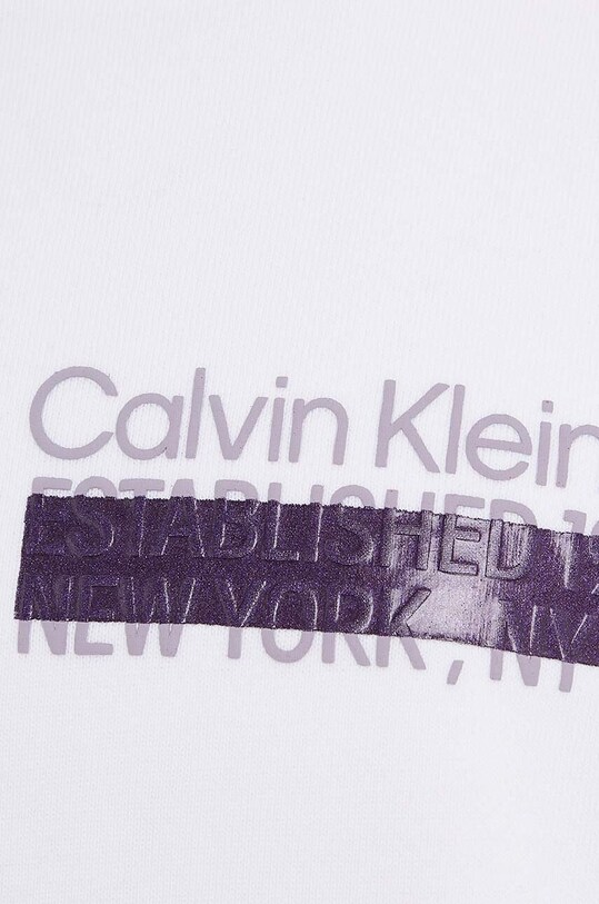 Calvin Klein Jeans bluza dziecięca biały IB0IB01688.9BYX