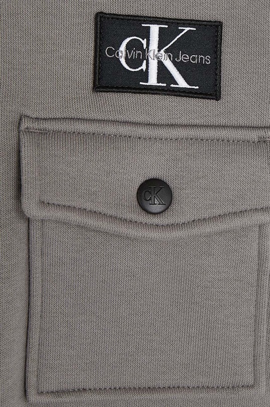 Παιδική μπλούζα Calvin Klein Jeans γκρί IB0IB01694.9BYX