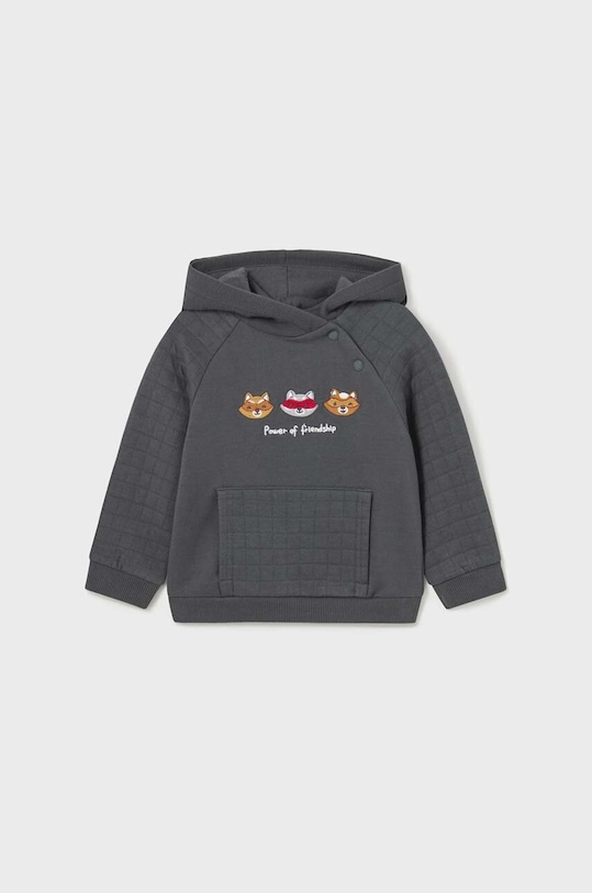 Mikina pre bábätká Mayoral s elastanom sivá 2432.3H.Baby.9BYX