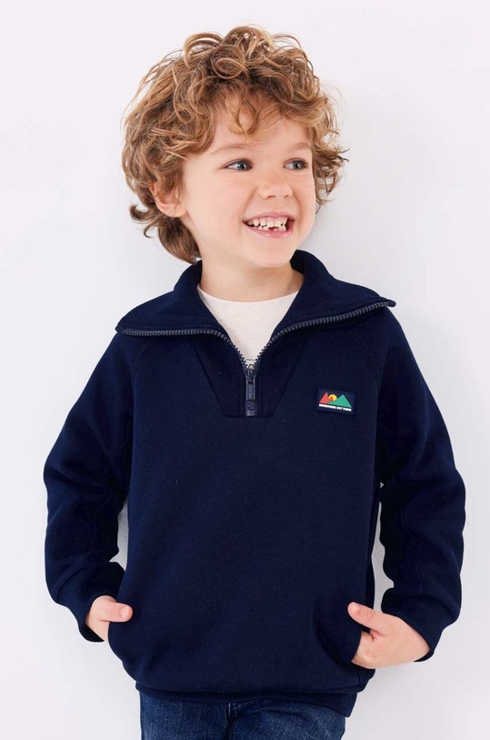 Mayoral bluza dziecięca z elastanem granatowy 4424.5E.Mini.9BYX