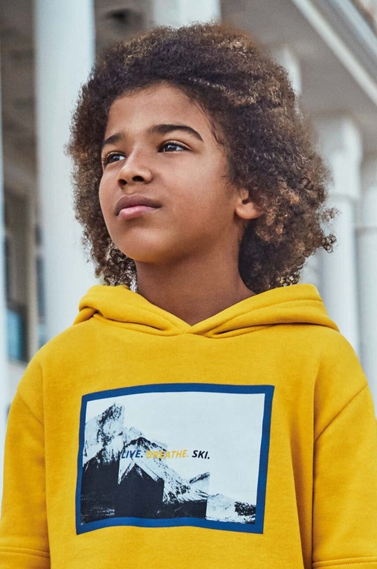 Mayoral felpa per bambini con giallo 7424.7C.Junior.9BYX