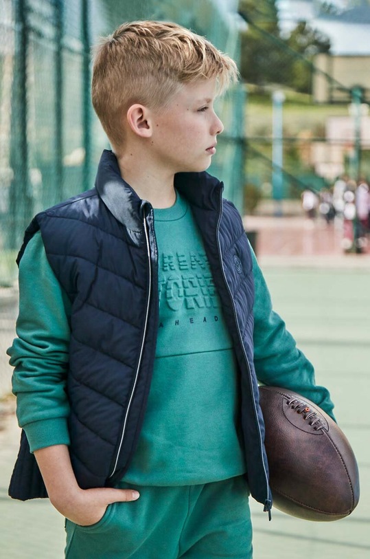 Mayoral bluza dziecięca z elastanem zielony 7428.7F.Junior.9BYX
