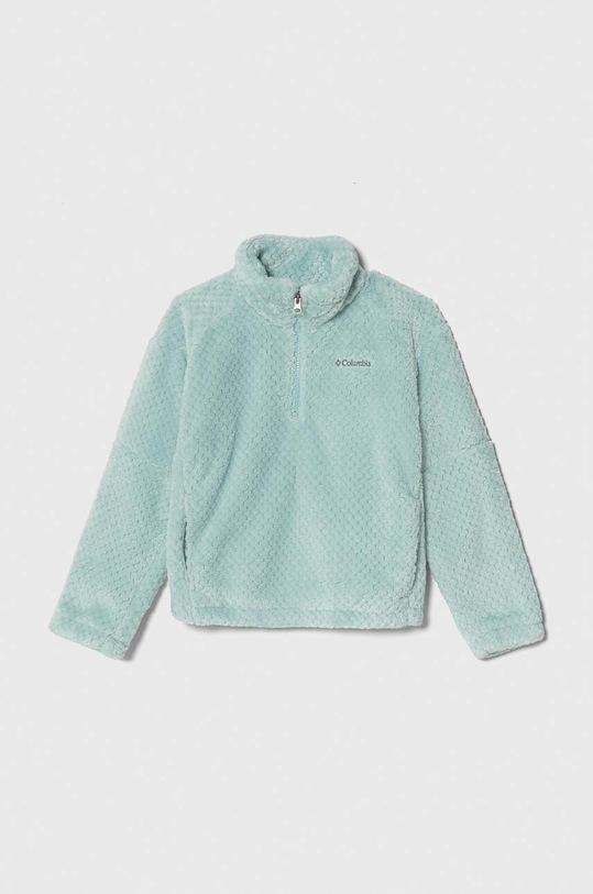 Детски суичър Columbia без качулка тюркоазен 1958281