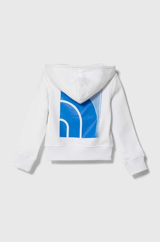 The North Face bluza bawełniana dziecięca B GRAPHIC HOODIE 1 NF0A854W biały AW23