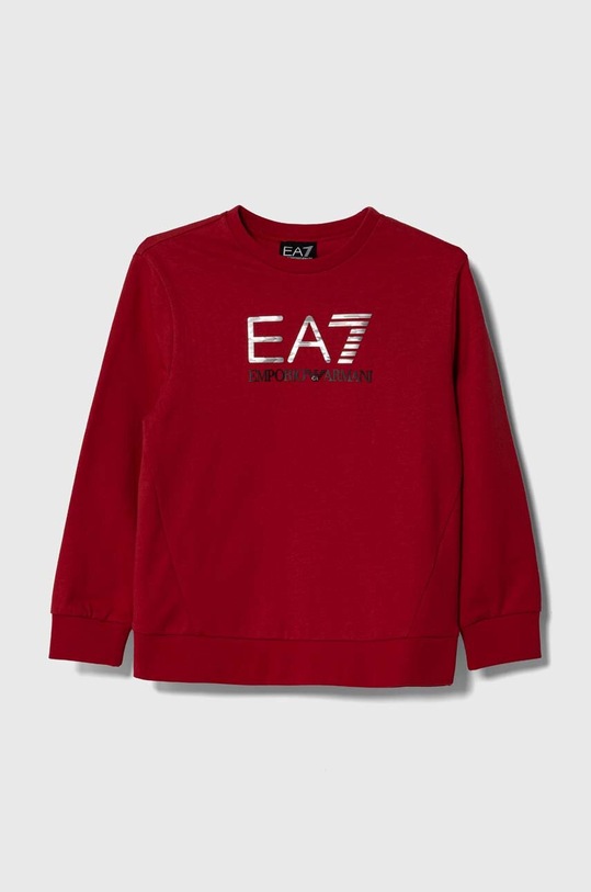 EA7 Emporio Armani gyerek felső pamut piros 6RBM55.BJ05Z