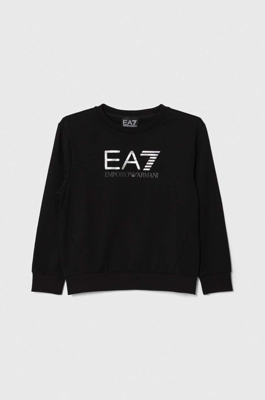 EA7 Emporio Armani bluza dziecięca nadruk czarny 6RBM55.BJ05Z