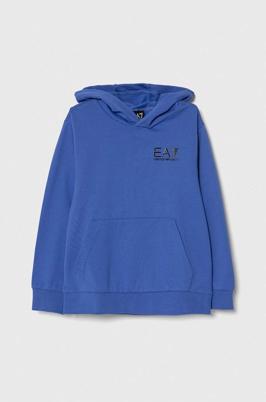 EA7 Emporio Armani gyerek melegítőfelső pamutból pamut kék 8NBM52.BJ05Z