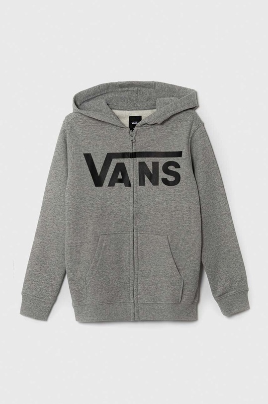 Vans bluza dziecięca VANS CLASSIC FZ z kapturem szary VN0008C9