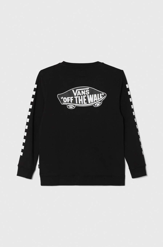 Dětská mikina Vans EXPOSITION CHECK CREW VN0008CBBLK1 VN0008CB černá AW23
