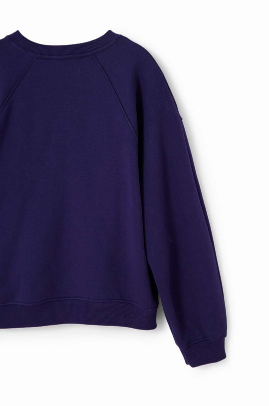 Dětská bavlněná mikina Desigual 23WBSK03 námořnická modř