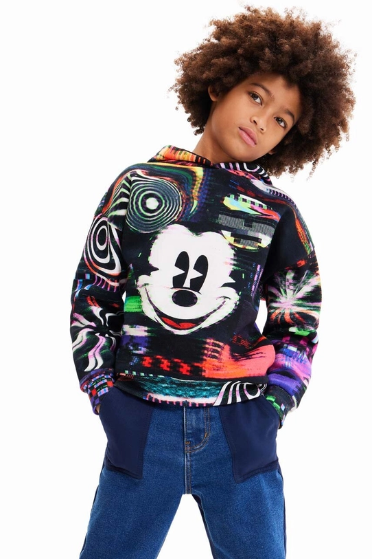 Desigual hanorac de bumbac pentru copii x Disney print multicolor 23WBSK05