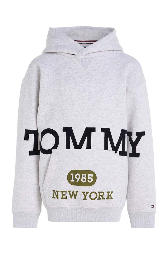 Dětská mikina Tommy Hilfiger KB0KB08498.128.176.9BYX šedá AW23