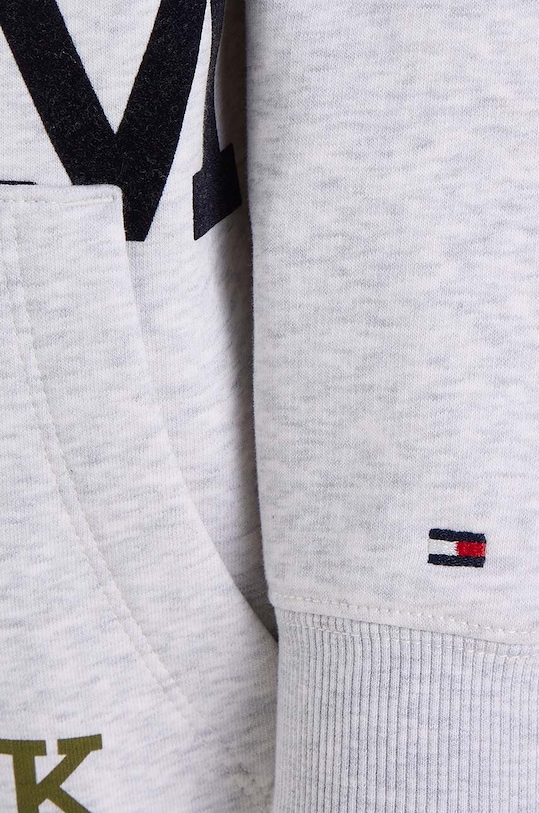 Dětská mikina Tommy Hilfiger šedá KB0KB08498.128.176.9BYX