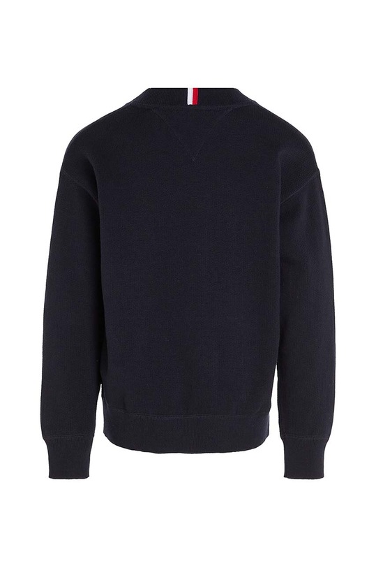 Tommy Hilfiger sweter bawełniany dziecięcy KB0KB08509.128.176.9BYX granatowy AW23