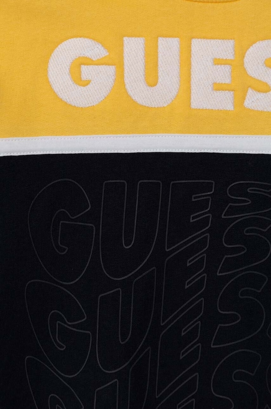 Момче Детски памучен суичър Guess L3BQ02.KAX73.9BYX тъмносин