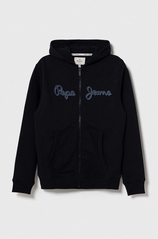 Pepe Jeans bluza bawełniana dziecięca nadruk granatowy PB581534