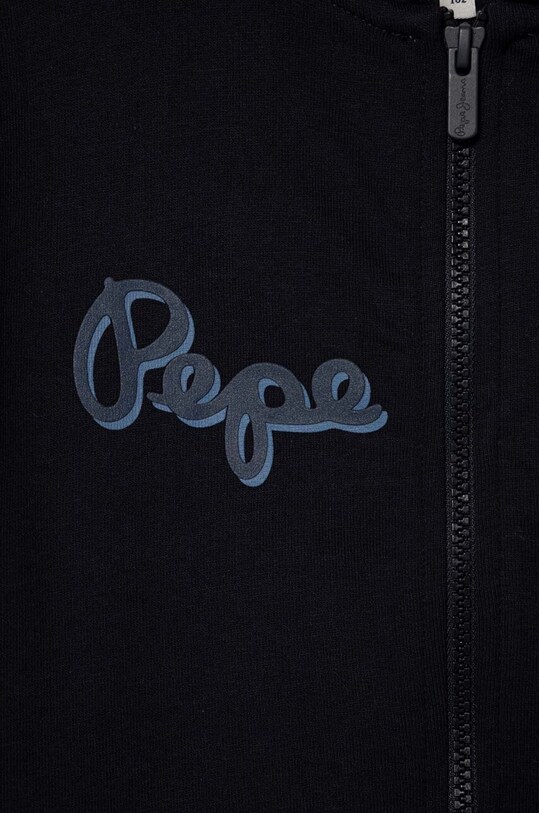 Băieți Pepe Jeans hanorac de bumbac pentru copii PB581534 bleumarin