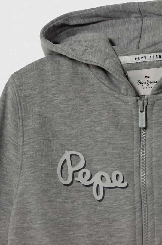 Chłopiec Pepe Jeans bluza bawełniana dziecięca PB581534 szary