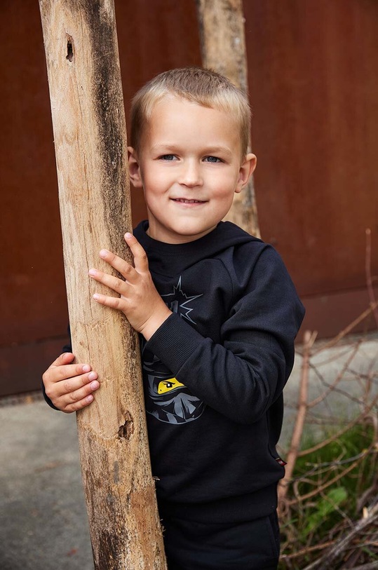 Παιδική βαμβακερή μπλούζα Lego 12010932 μαύρο