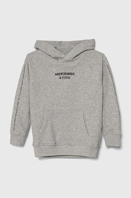 Abercrombie & Fitch bluza dziecięca z kapturem szary KI222.3147