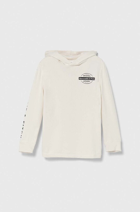 Abercrombie & Fitch pulover copii model fin bej KI223.3132