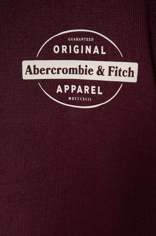 Chłopiec Abercrombie & Fitch sweter dziecięcy KI223.3132 bordowy
