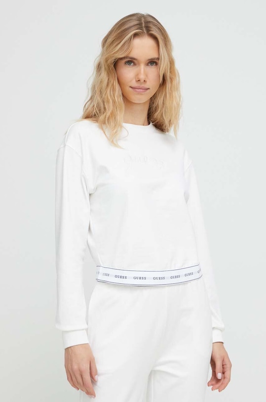 Guess bluza aplikacja beżowy O3YQ01.KBS91