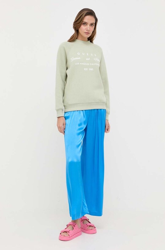 Dukserica Guess W3YQ06.K9Z21 zelena AW23