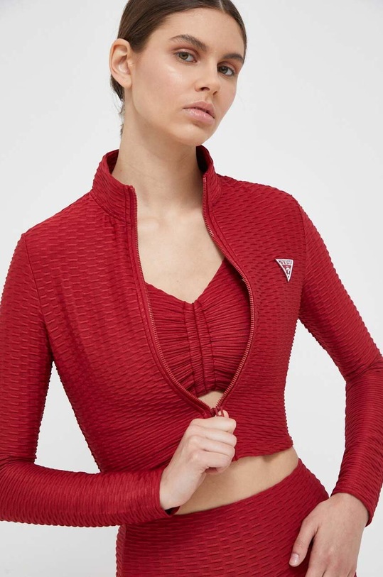 Mikina Guess červená V3YQ16.KBOA2