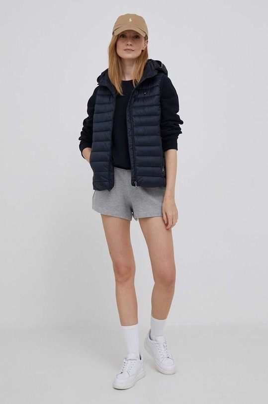 Tommy Hilfiger bluza bawełniana WW0WW37796 granatowy AW23