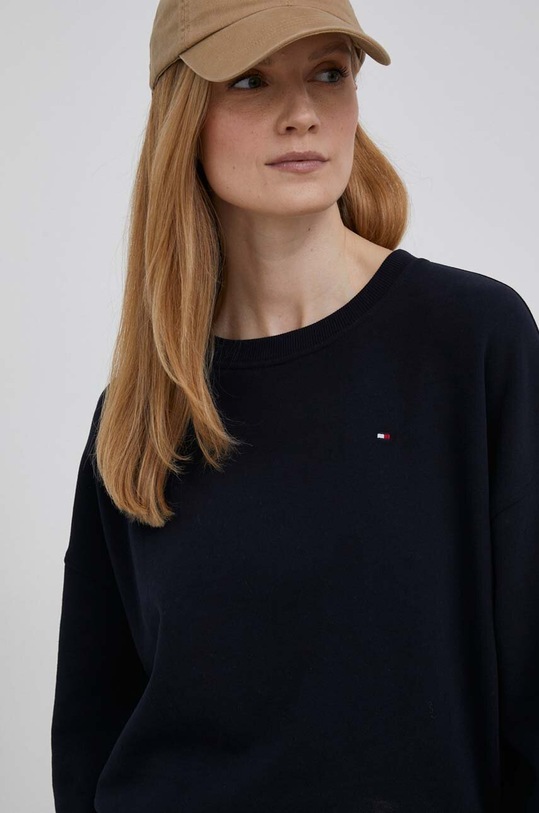 Tommy Hilfiger bluza bawełniana granatowy WW0WW37796