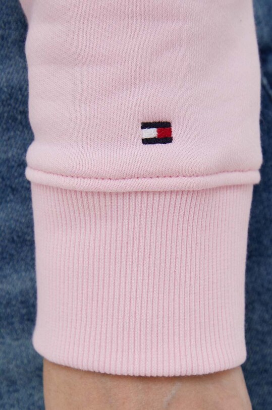 Tommy Hilfiger bluza bawełniana WW0WW38856 różowy