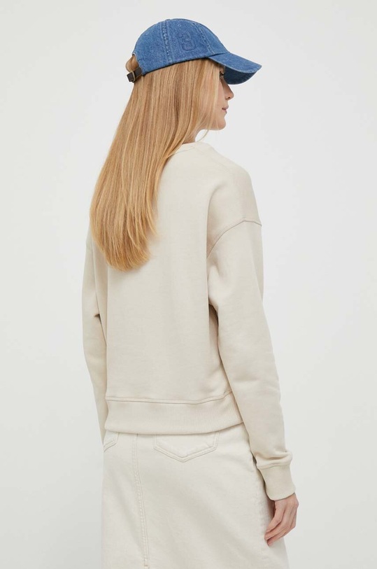 Ρούχα Βαμβακερή μπλούζα Tommy Hilfiger WW0WW38860 μπεζ