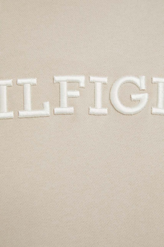 Βαμβακερή μπλούζα Tommy Hilfiger WW0WW38860 μπεζ