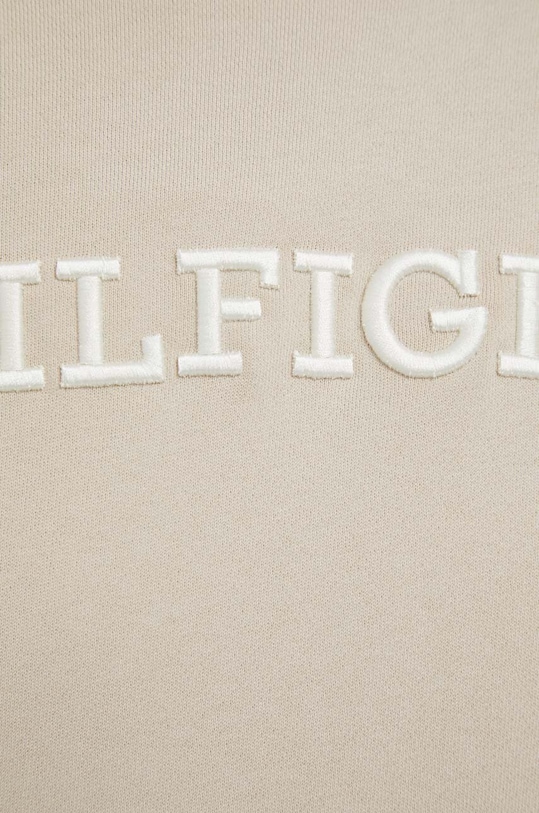 Βαμβακερή μπλούζα Tommy Hilfiger WW0WW38860 μπεζ
