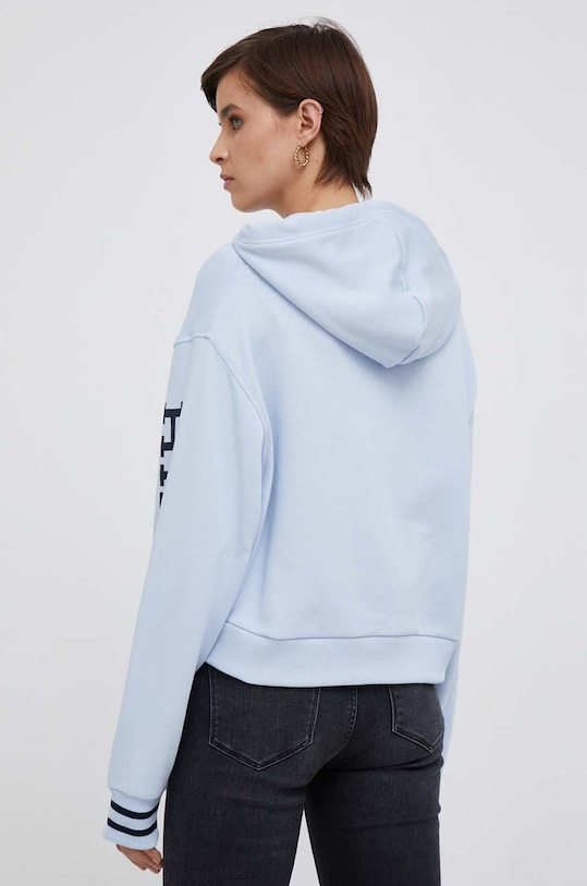 Odzież Tommy Hilfiger bluza bawełniana WW0WW39140 niebieski