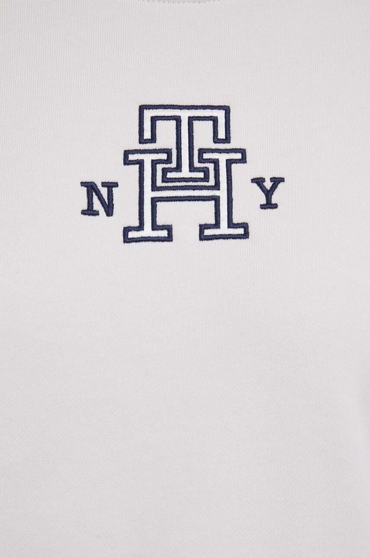 Bavlněná mikina Tommy Hilfiger WW0WW39369 béžová